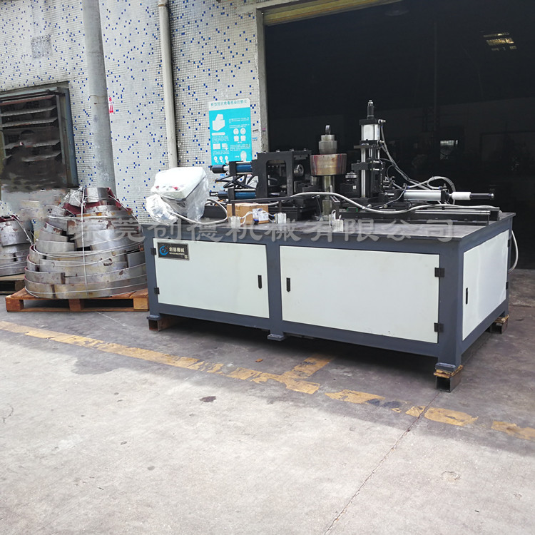 風機筒風閥(fá)管自動翻邊機(ji)