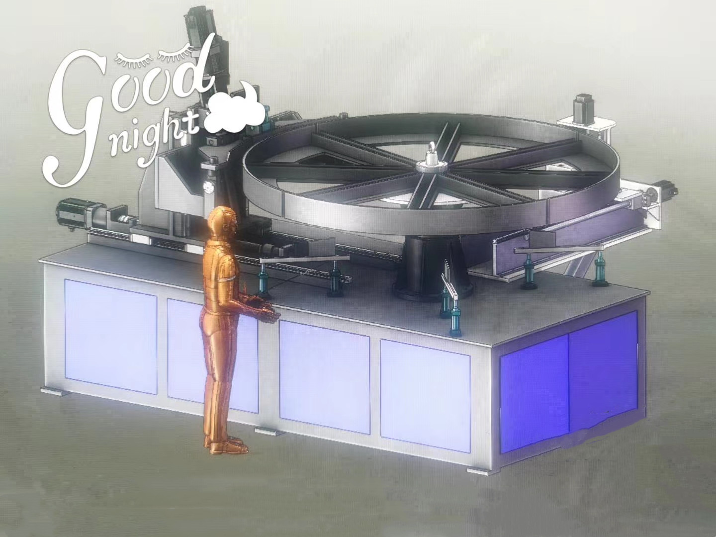 大(dà)型翻邊機 數(shu)控 大直徑篩(shai)框自動翻邊(biān)機 2500型