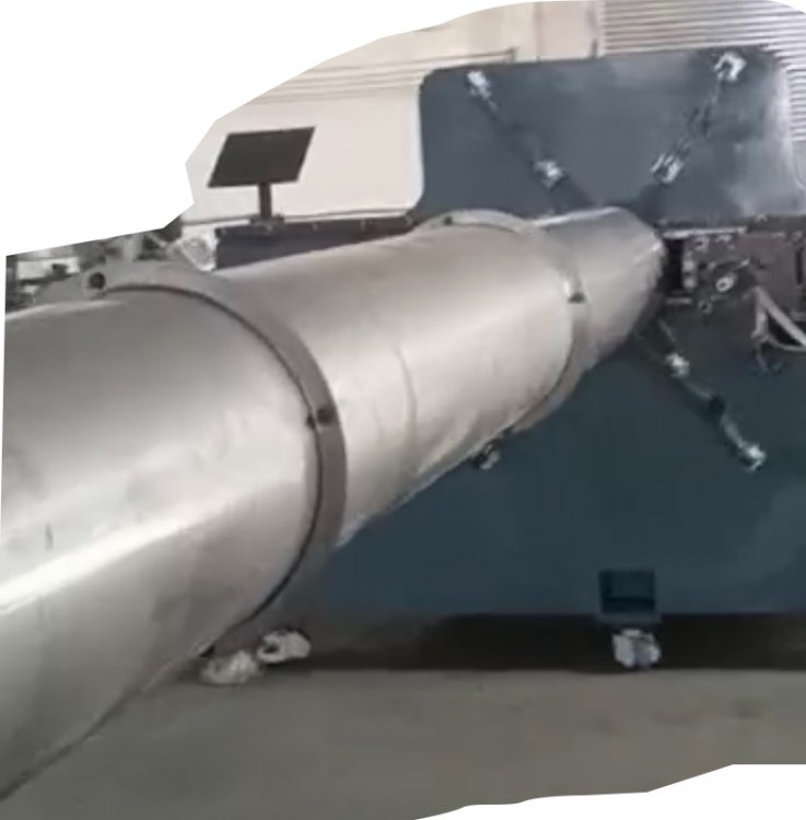 無縫長管(guan) 卧式自動翻(fan)邊沖孔機800型(xing)